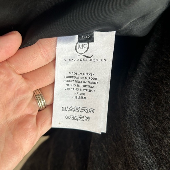 Mc Q by Alexander McQueen Leather Moto Jacket - Picture 9 of 11